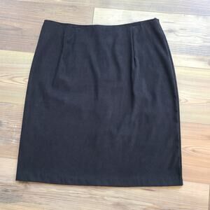 Brett Alixander Skirt Womens 16 Knee Pencil Pleated Modest Classic Career